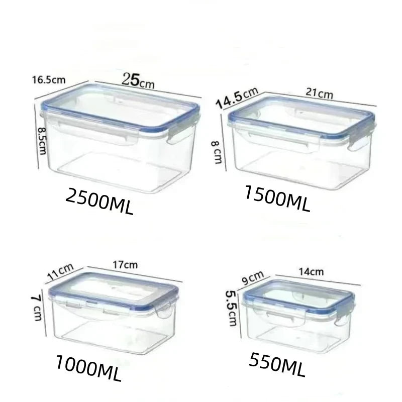 Sealed Rectangular Refrigerator Storage Box